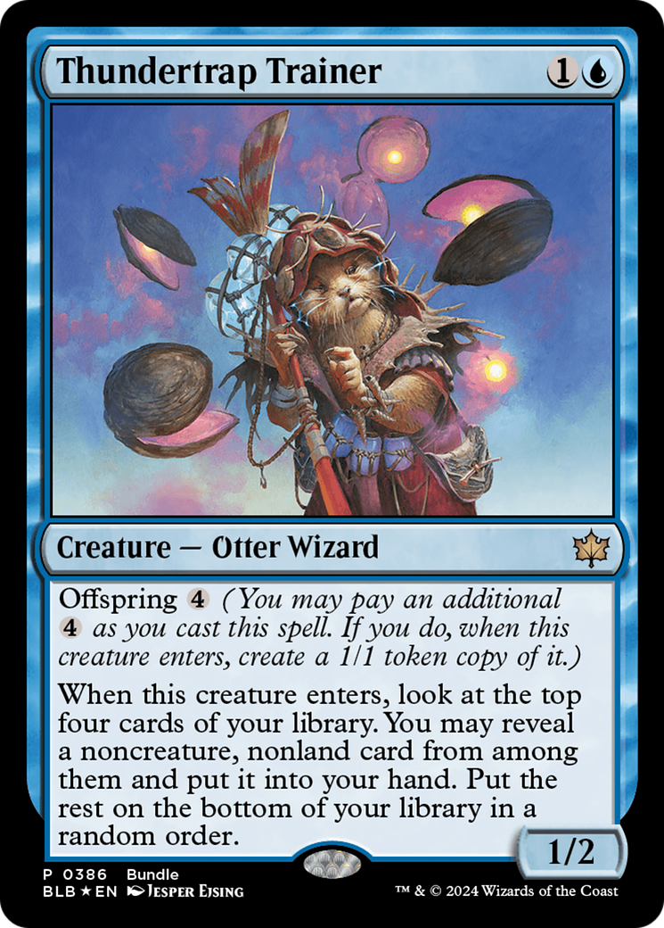 Thundertrap Trainer [Bloomburrow Promos] - Trinity Hobby