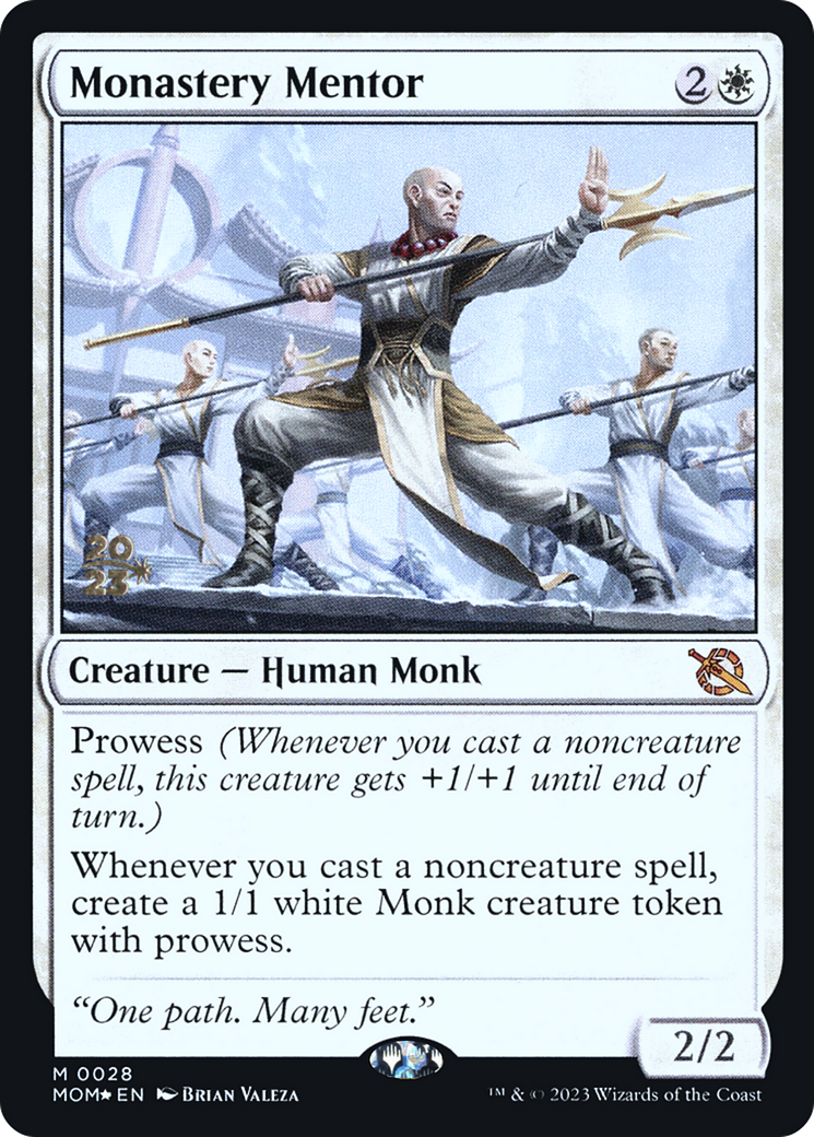 Monastery Mentor [March of the Machine Prerelease Promos] - Trinity Hobby