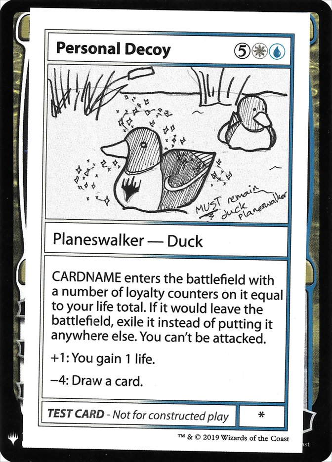 Personal Decoy [Mystery Booster Playtest Cards] - Trinity Hobby