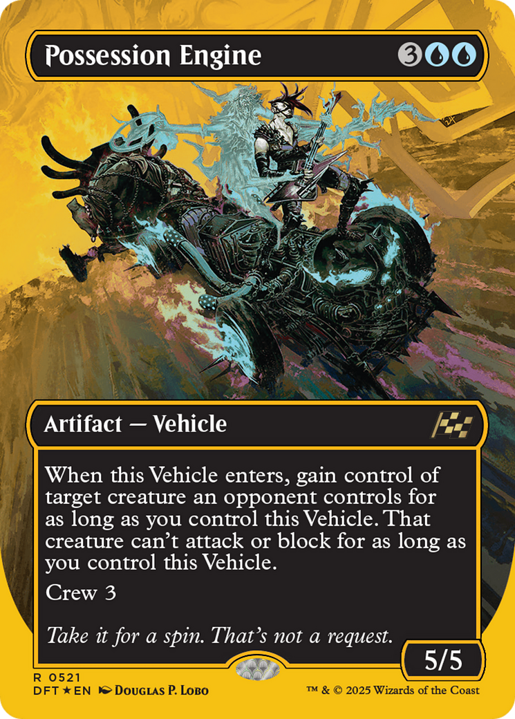 Possession Engine (Borderless) (First-Place Foil) [Aetherdrift] - Trinity Hobby