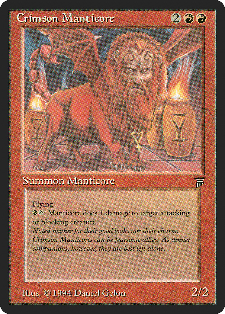 Crimson Manticore [Legends] - Trinity Hobby