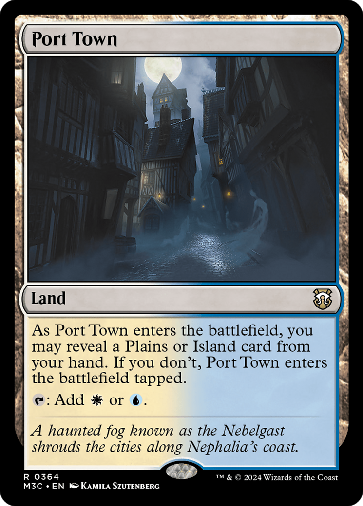 Port Town  [Foil]  (M3C-364) - [Modern Horizons 3 Commander] - Trinity Hobby