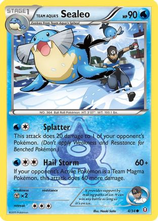 Team Aqua's Sealeo (4/34) [XY: Double Crisis] - Trinity Hobby