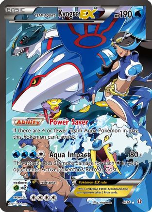 Team Aqua's Kyogre EX (6/34) [XY: Double Crisis] - Trinity Hobby