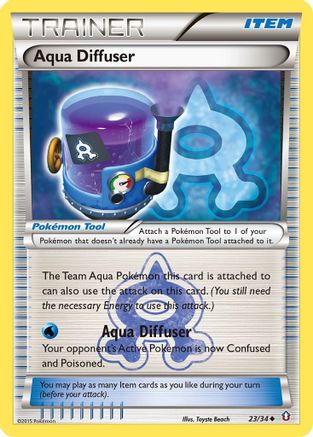 Aqua Diffuser (23/34) [XY: Double Crisis] - Trinity Hobby