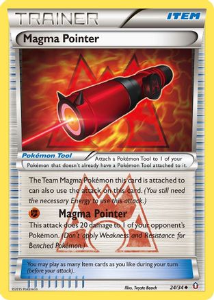 Magma Pointer (24/34) [XY: Double Crisis] - Trinity Hobby