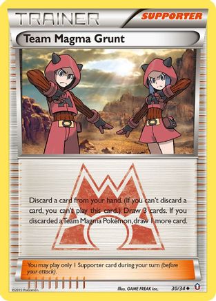 Team Magma Grunt (30/34) [XY: Double Crisis] - Trinity Hobby