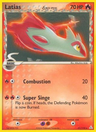 Latias (21/110) (Theme Deck Exclusive) [EX: Holon Phantoms] - Trinity Hobby