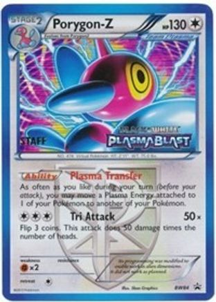 Porygon Z (BW84) (Team Plasma) (Staff Prerelease Promo) [Black & White: Black Star Promos] - Trinity Hobby