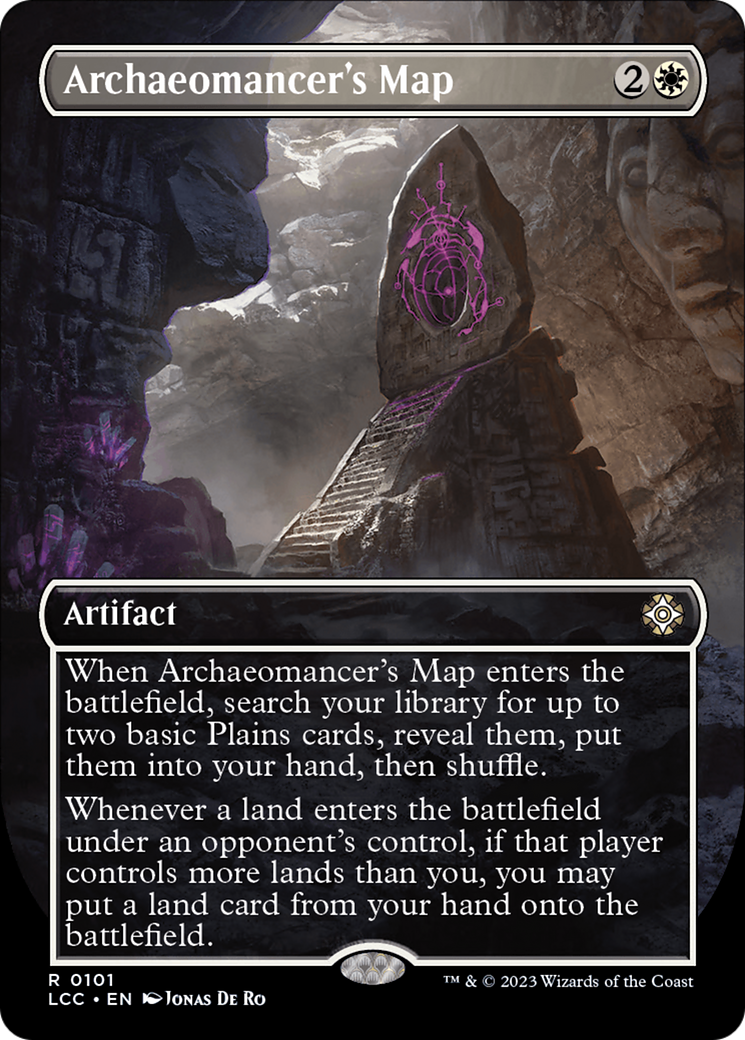 Archaeomancer's Map (Borderless) [The Lost Caverns of Ixalan Commander] - Trinity Hobby