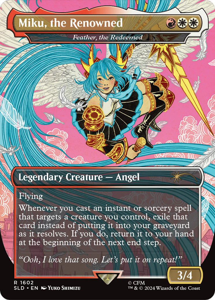 Miku, the Renowned - Feather, the Redeemed [Secret Lair Drop Series] - Trinity Hobby