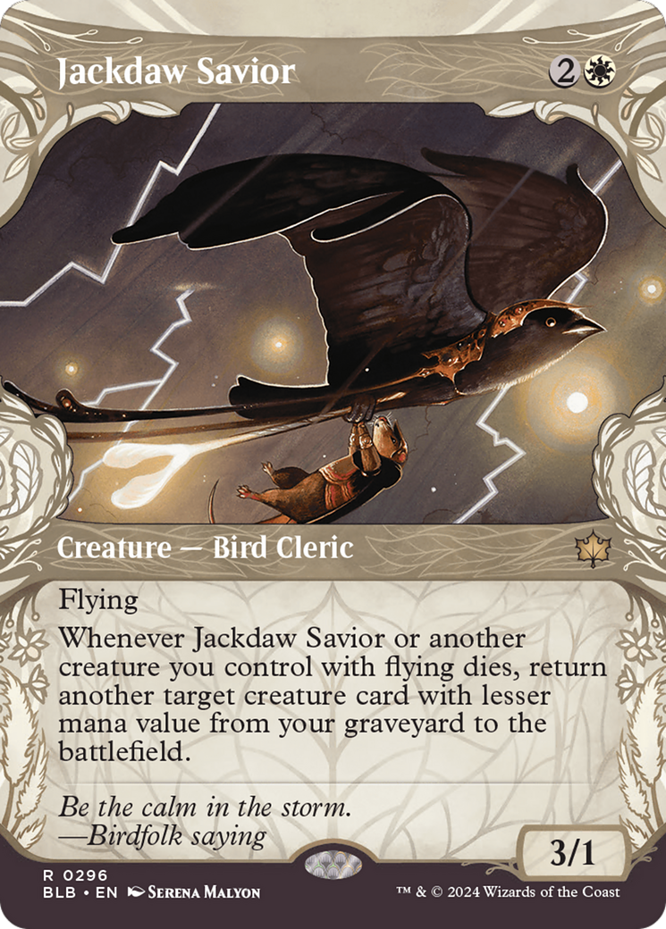 Jackdaw Savior (Showcase) [Bloomburrow] - Trinity Hobby