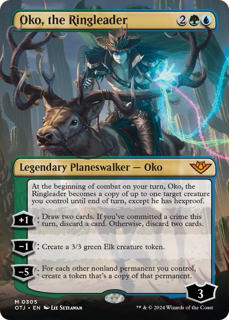 Oko, the Ringleader (Borderless) [Outlaws of Thunder Junction] - Trinity Hobby