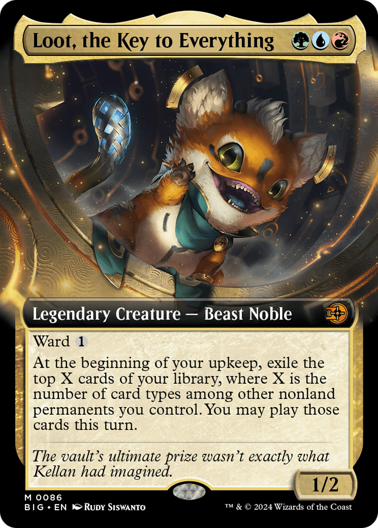 Loot, the Key to Everything (Extended Art) [Outlaws of Thunder Junction: The Big Score] - Trinity Hobby