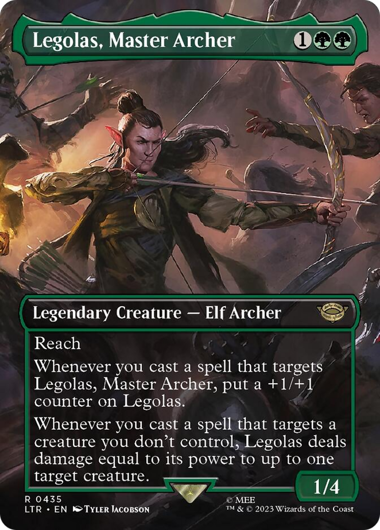 Legolas, Master Archer (Borderless Alternate Art) [The Lord of the Rings: Tales of Middle-Earth] - Trinity Hobby