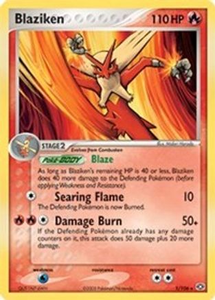 Blaziken (1/106) (Theme Deck Exclusive) [EX: Emerald] - Trinity Hobby