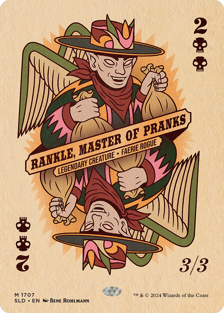 Rankle, Master of Pranks  [Foil]  (SLD-1707) - [Secret Lair Drop] (Borderless) - Trinity Hobby