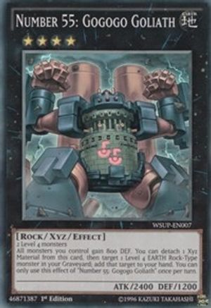 Number 55: Gogogo Goliath [WSUP-EN007] Super Rare - Trinity Hobby