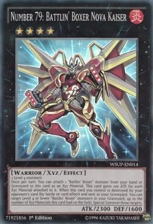 Number 79: Battlin' Boxer Nova Kaiser [WSUP-EN014] Super Rare - Trinity Hobby