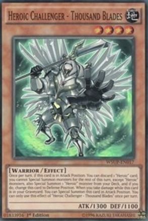 Heroic Challenger - Thousand Blades [WSUP-EN017] Super Rare - Trinity Hobby