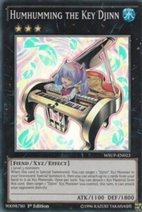 Humhumming the Key Djinn [WSUP-EN023] Super Rare - Trinity Hobby