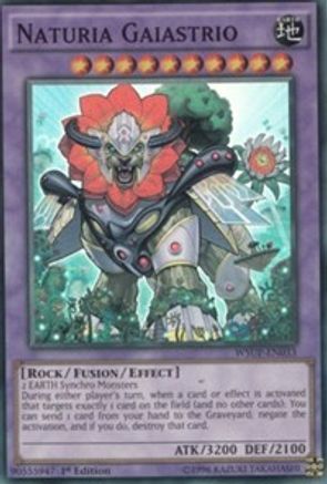 Naturia Gaiastrio [WSUP-EN033] Super Rare - Trinity Hobby