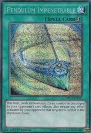 Pendulum Impenetrable [WSUP-EN050] Secret Rare