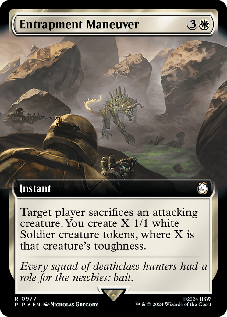 Entrapment Maneuver (Extended Art) (Surge Foil) [Fallout] - Trinity Hobby