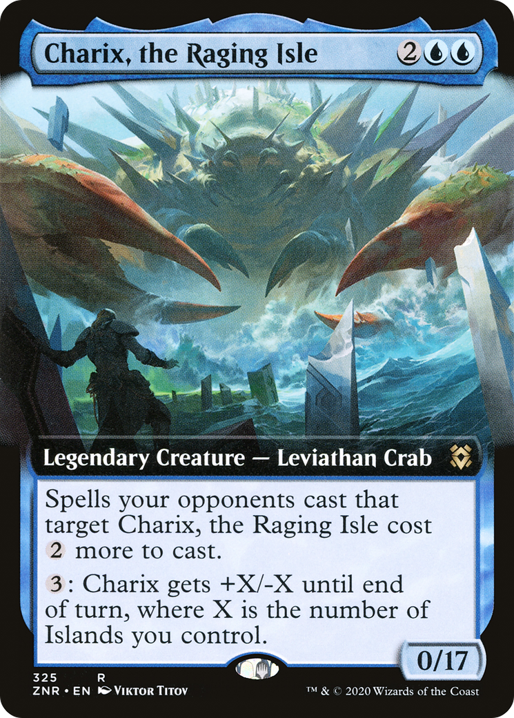 Charix, the Raging Isle (Extended Art) [Zendikar Rising] - Trinity Hobby