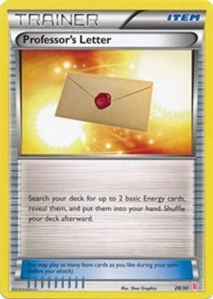 Professor's Letter (28/30) [XY: Trainer Kit - Sylveon] - Trinity Hobby