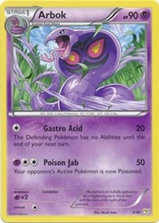 Arbok (3/30) [XY: Trainer Kit - Noivern] - Trinity Hobby