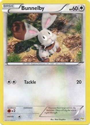 Bunnelby (4/30) [XY: Trainer Kit - Noivern] - Trinity Hobby