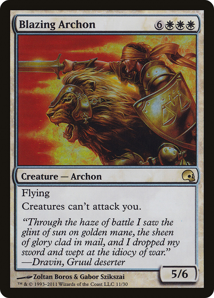 Blazing Archon [Premium Deck Series: Graveborn] - Trinity Hobby