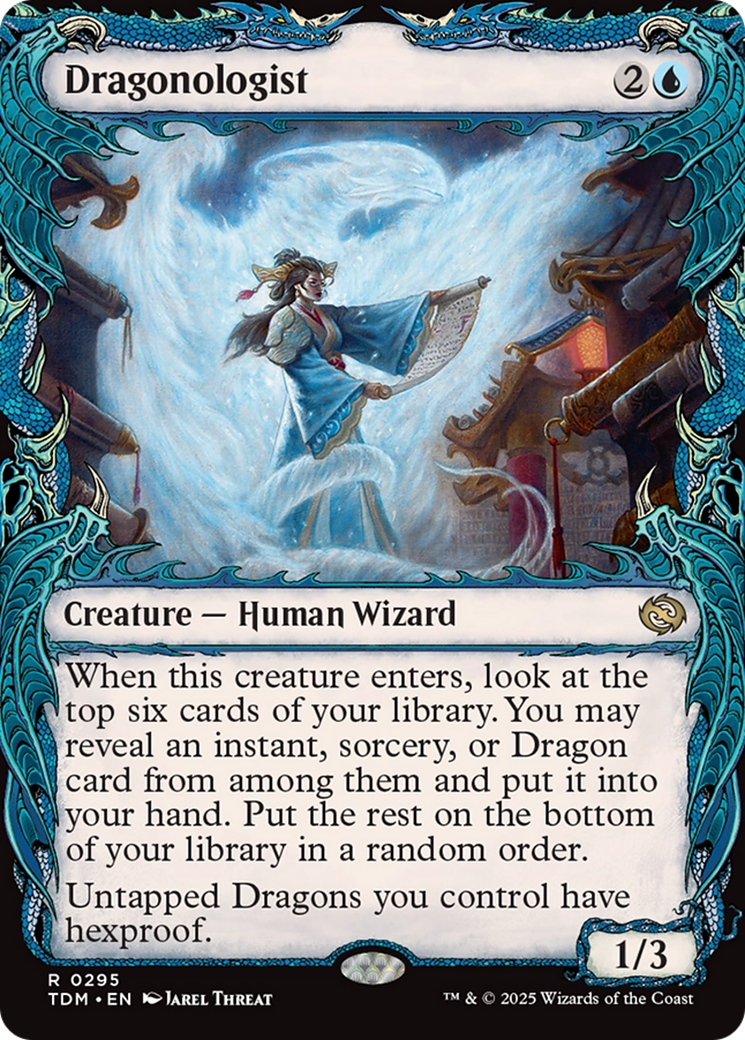 Dragonologist  [Foil]  (TDM-295) - [Tarkir: Dragonstorm]: (Showcase)