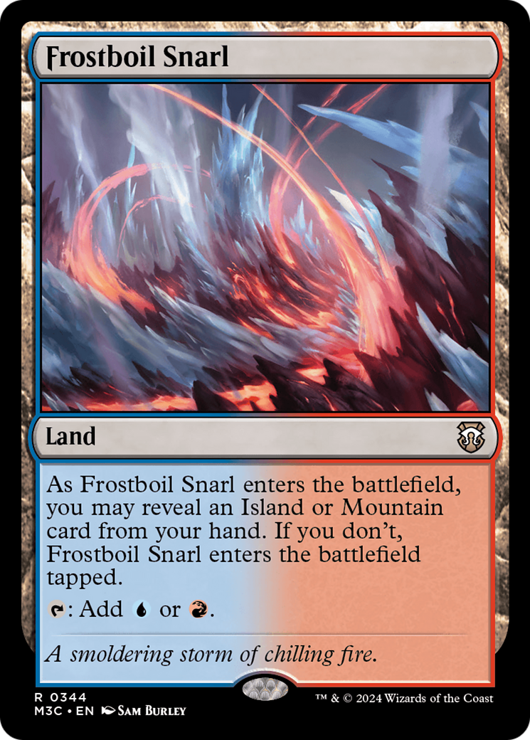 Frostboil Snarl  [Foil]  (M3C-344) - [Modern Horizons 3 Commander] - Trinity Hobby