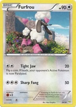 Furfrou (20/30) [XY: Trainer Kit - Noivern] - Trinity Hobby