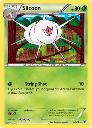 Silcoon (4/108) [XY: Roaring Skies] - Trinity Hobby