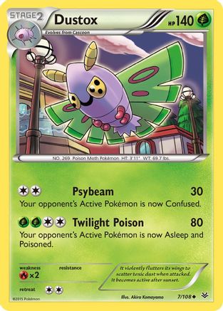 Dustox (7/108) [XY: Roaring Skies] - Trinity Hobby