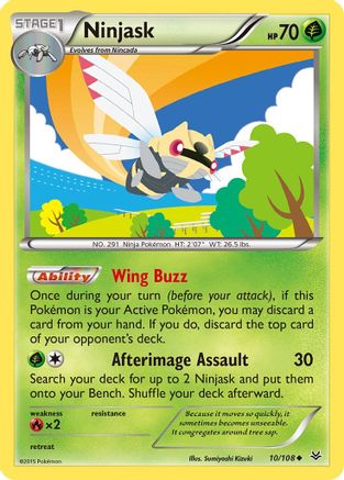 Ninjask (10/108) [XY: Roaring Skies] - Trinity Hobby