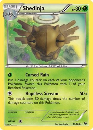 Shedinja (11/108) [XY: Roaring Skies] - Trinity Hobby