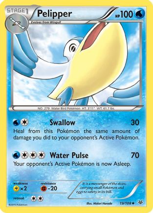 Pelipper (19/108) [XY: Roaring Skies] - Trinity Hobby