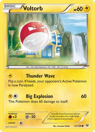 Voltorb (21/108) [XY: Roaring Skies] - Trinity Hobby