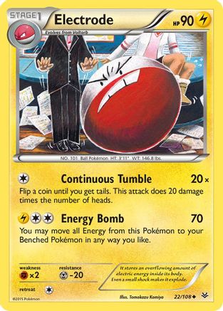 Electrode (22/108) [XY: Roaring Skies] - Trinity Hobby