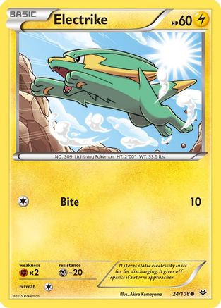 Electrike (24/108) [XY: Roaring Skies] - Trinity Hobby