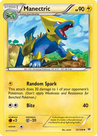 Manectric (25/108) [XY: Roaring Skies] - Trinity Hobby