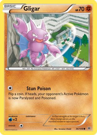 Gligar (36/108) [XY: Roaring Skies] - Trinity Hobby