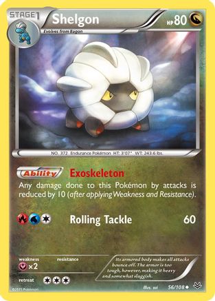 Shelgon (56/108) [XY: Roaring Skies] - Trinity Hobby