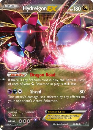 Hydreigon EX (62/108) [XY: Roaring Skies] - Trinity Hobby