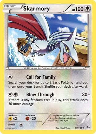 Skarmory (69/108) [XY: Roaring Skies] - Trinity Hobby
