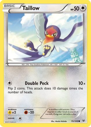 Taillow (70/108) [XY: Roaring Skies] - Trinity Hobby